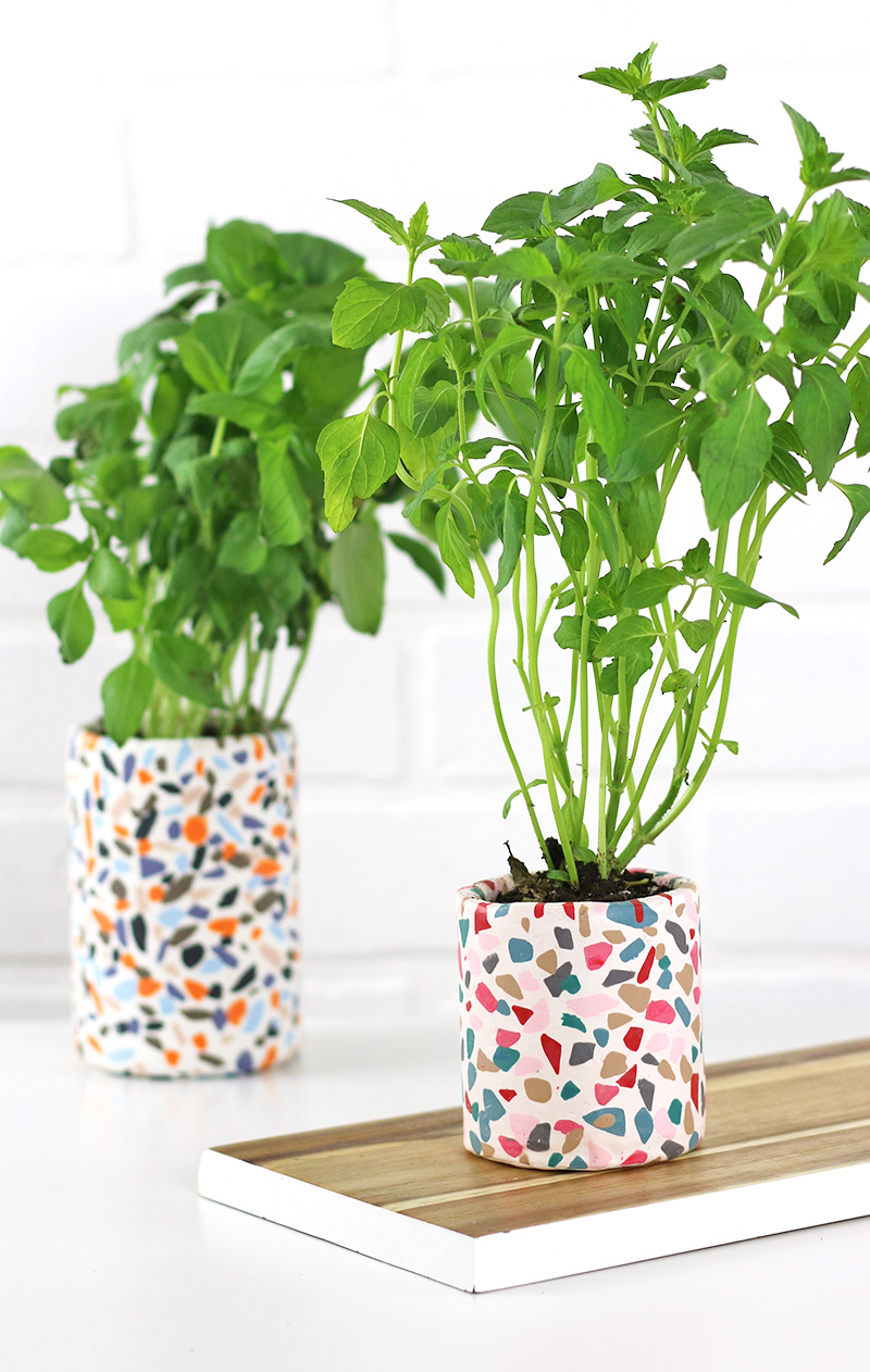 DIY Glow In The Dark Planters - Sweet and Simple Living