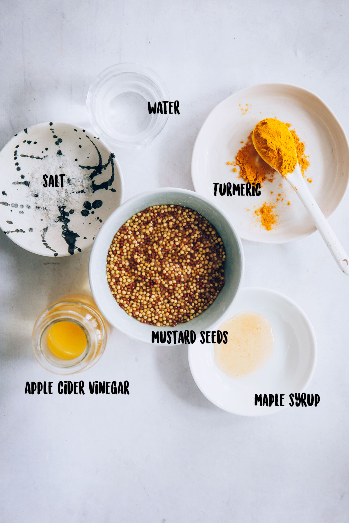 Homemade Mustard Ingredients