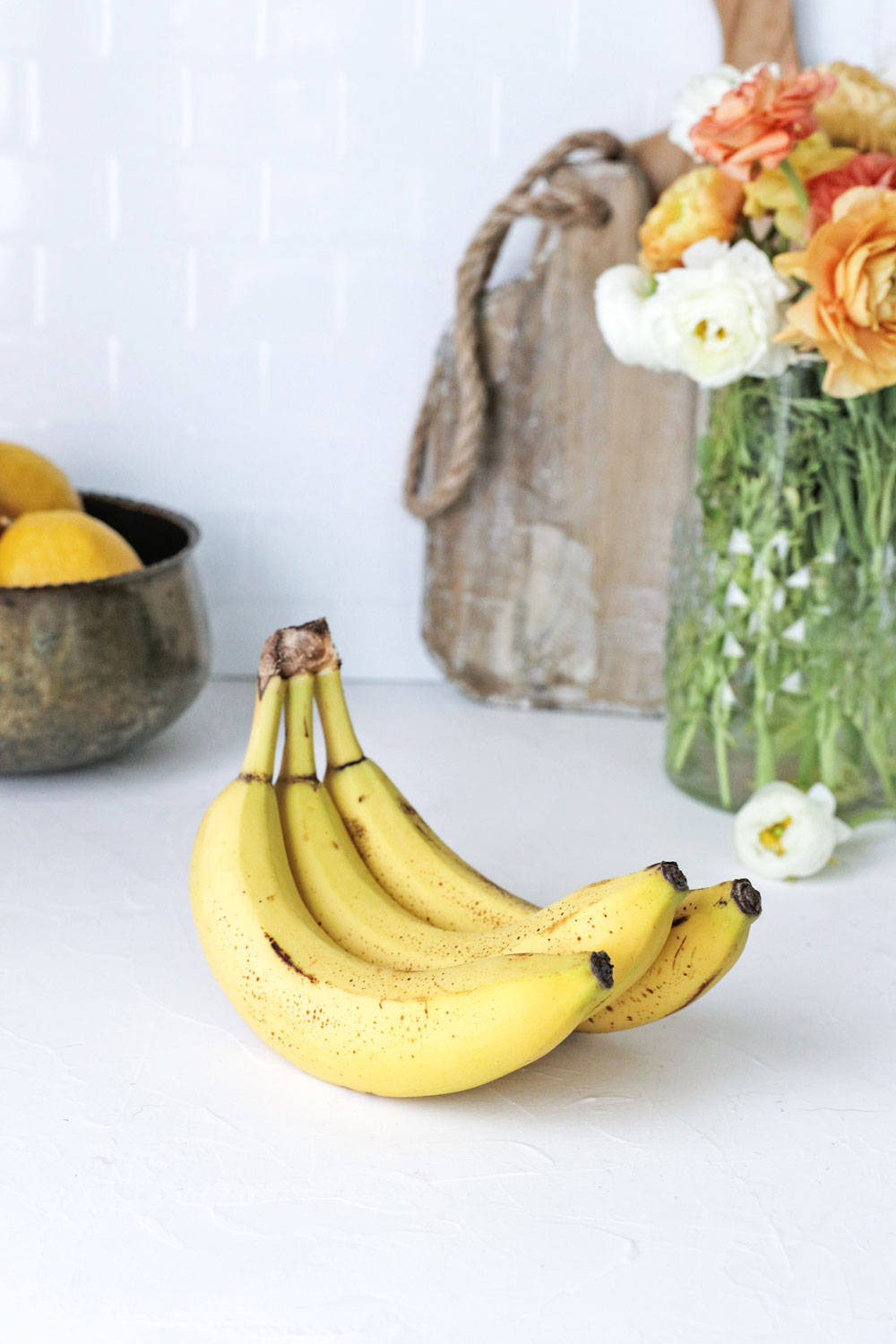 How to store fruit - keep bananas on the counter until ripe