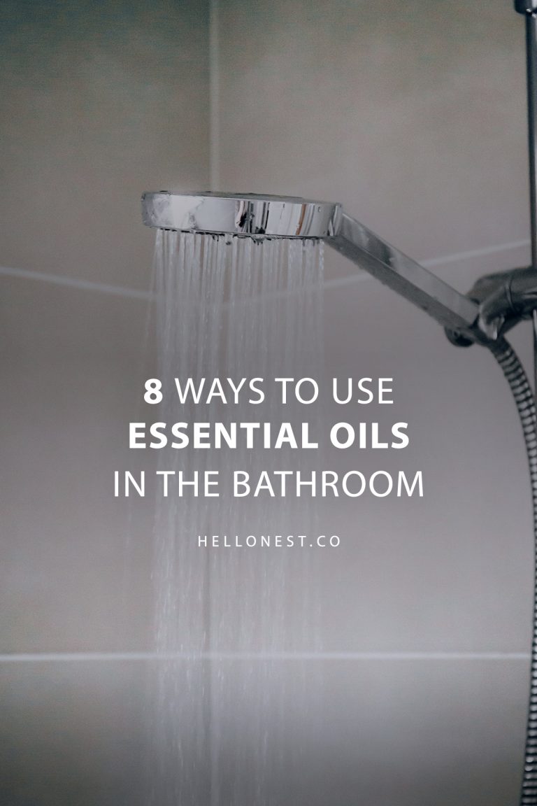 Image showcasing 8 Ways to Use Essential Oils in the Bathroom | Hello Nest