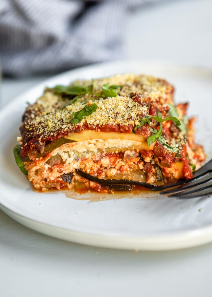 Vegan Zucchini Lasagna with Tofu Ricotta