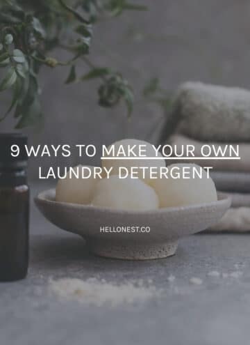 9 ways to make your own laundry detergent