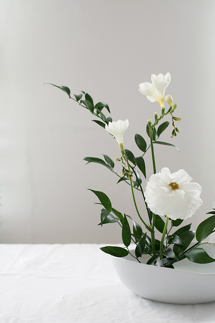 Basic Ikebana Flower Arrangement from Home Oh My