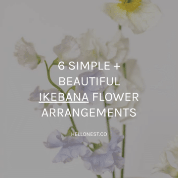 6 DIY Ikebana projects