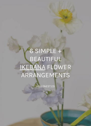 6 DIY Ikebana projects