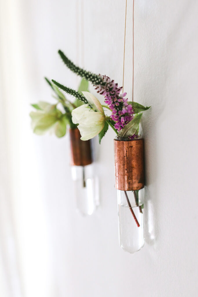 How to Make a Hanging DIY Bud Vase Hello Nest