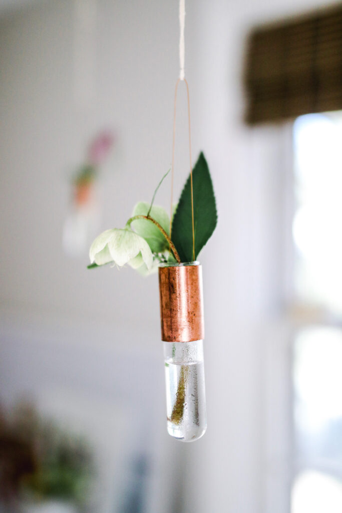 DIY Hanging Bud Vase 