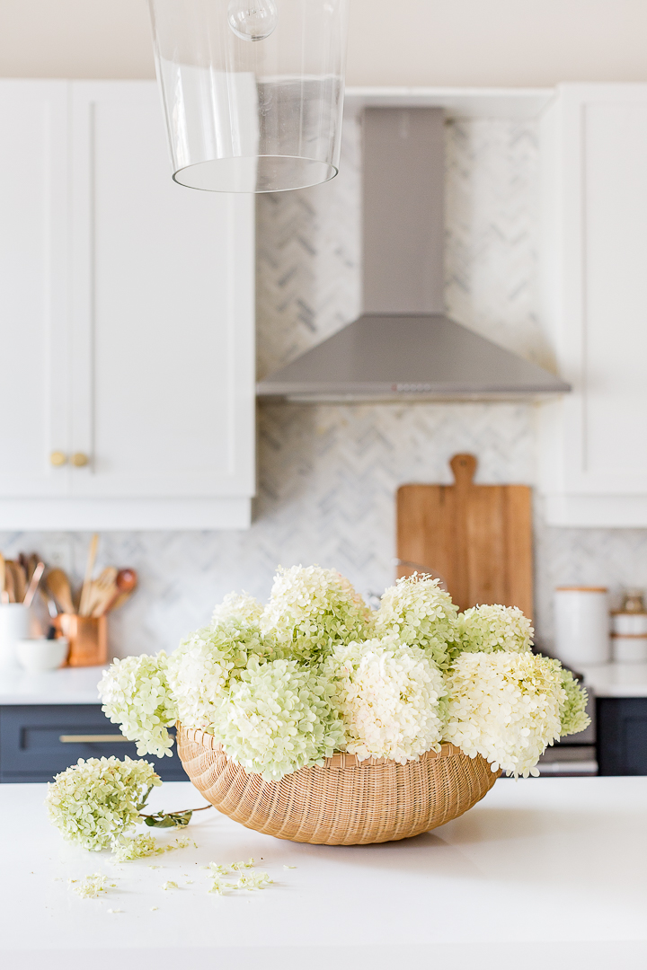 Limelight Hydrangea Basket Arrangement from Craftberry Bush