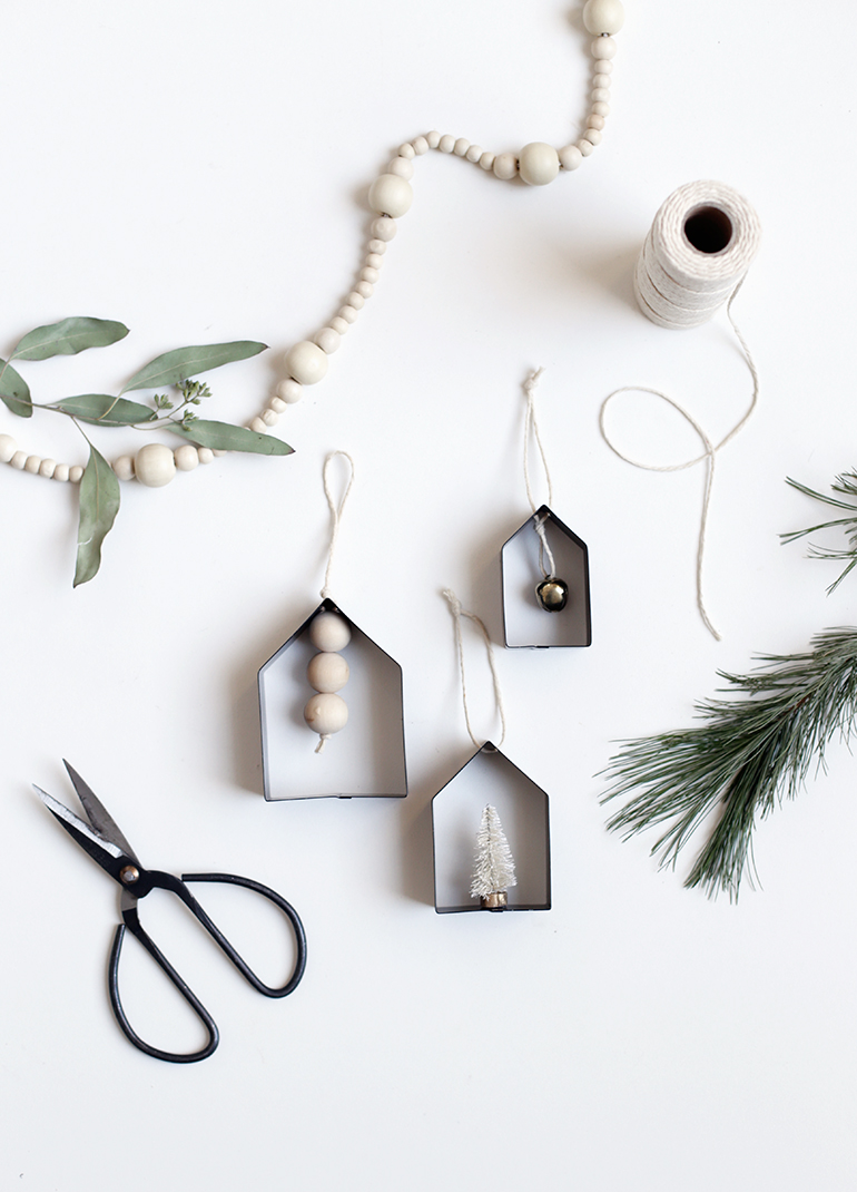 DIY House Cookie Cutter Ornaments from The Merrythought