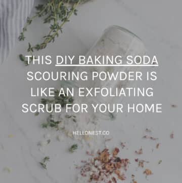 This DIY Baking Soda Scouring Powder is Like an Exfoliating Scrub for Your Home