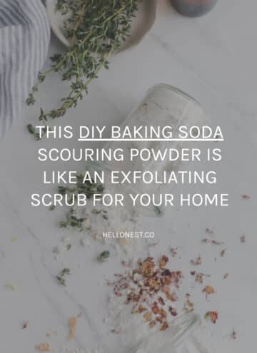 This DIY Baking Soda Scouring Powder is Like an Exfoliating Scrub for Your Home