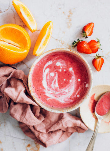 A Refreshing Strawberry Soup + How to Use the Leftovers - HelloGlow.co