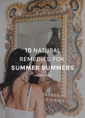 10 natural remedies for summer bummers - Hello Glow