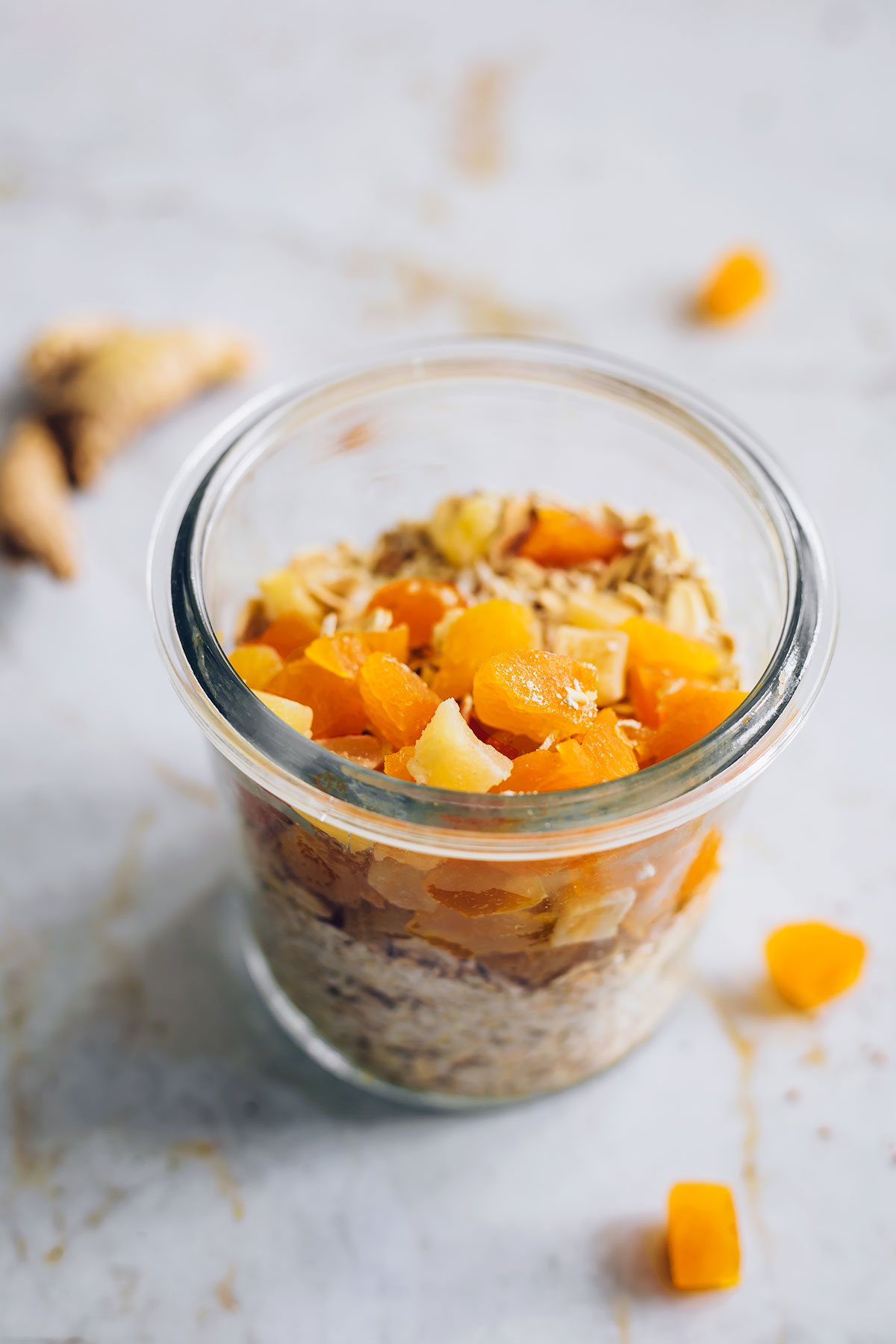 Ginger Mango DIY Instant Oatmeal