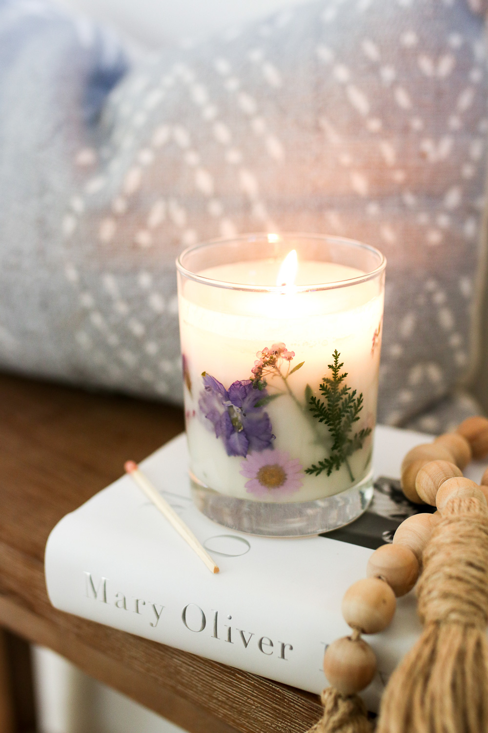 How To Make Dried Flower Candles