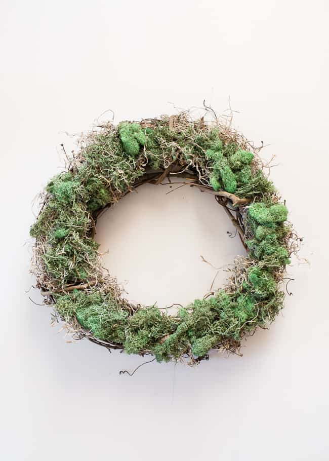 DIY Grapemoss Wreath