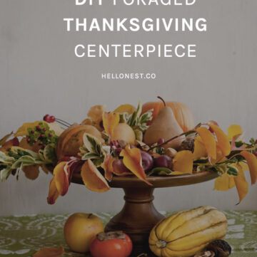 DIY Foraged Thanksgiving Centerpiece - HelloNest.co