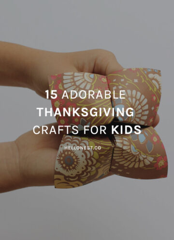 15 Adorable Thanksgiving Crafts for Kids - HelloNest.co