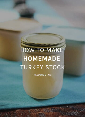 How to make homemade turkey stock - HelloNest.co