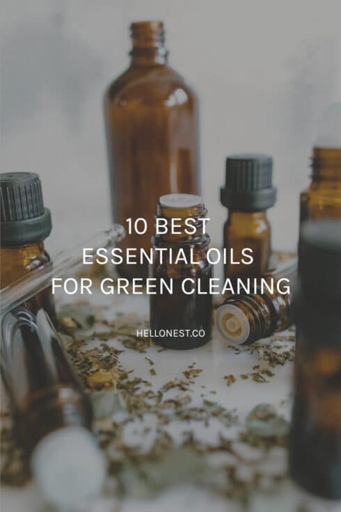 Essential oils for green cleaning