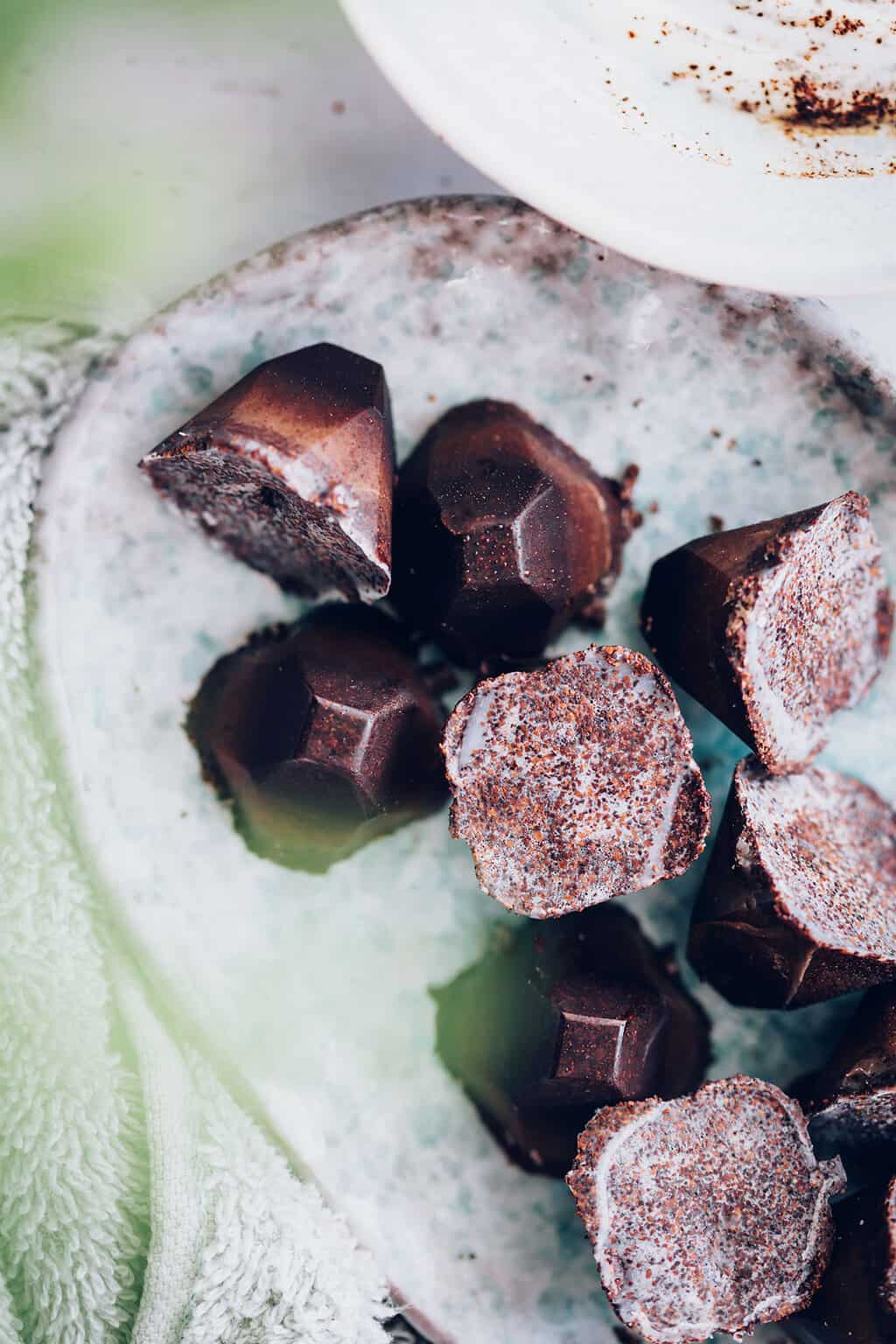 Ice cube tray uses: coffee scrub cubes