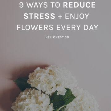 How to reduce stress with flowers
