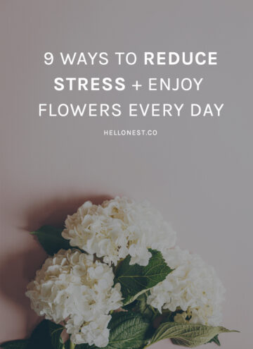 How to reduce stress with flowers