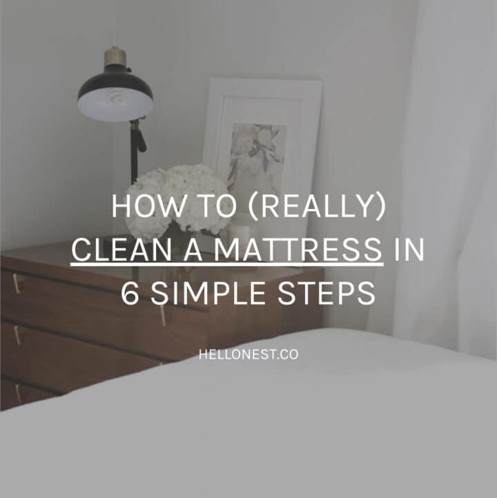 How to really clean a mattress