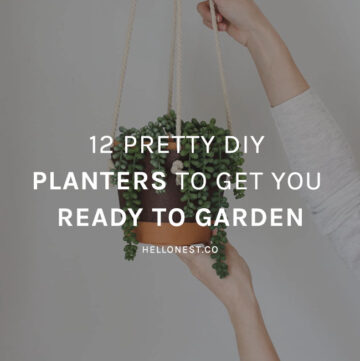 12 pretty DIY planters