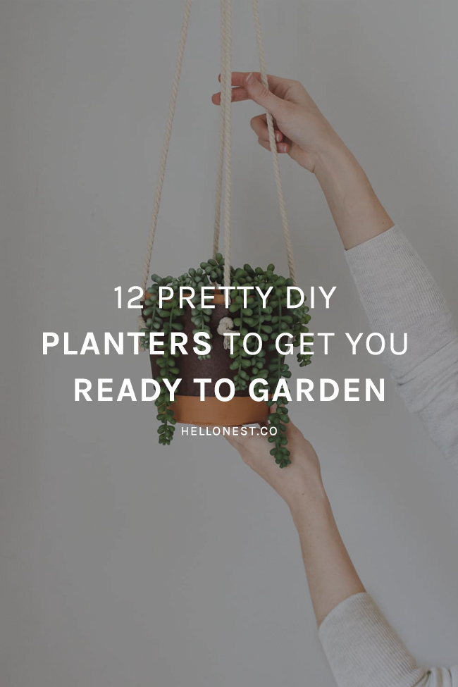 12 pretty DIY planters
