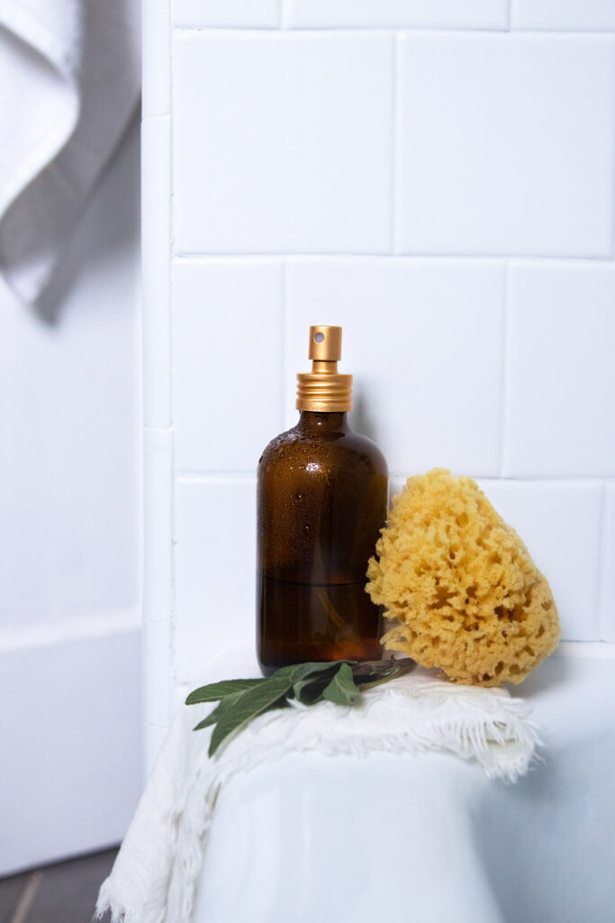 Non-Toxic Daily Shower Cleaner {with essential oils} - One