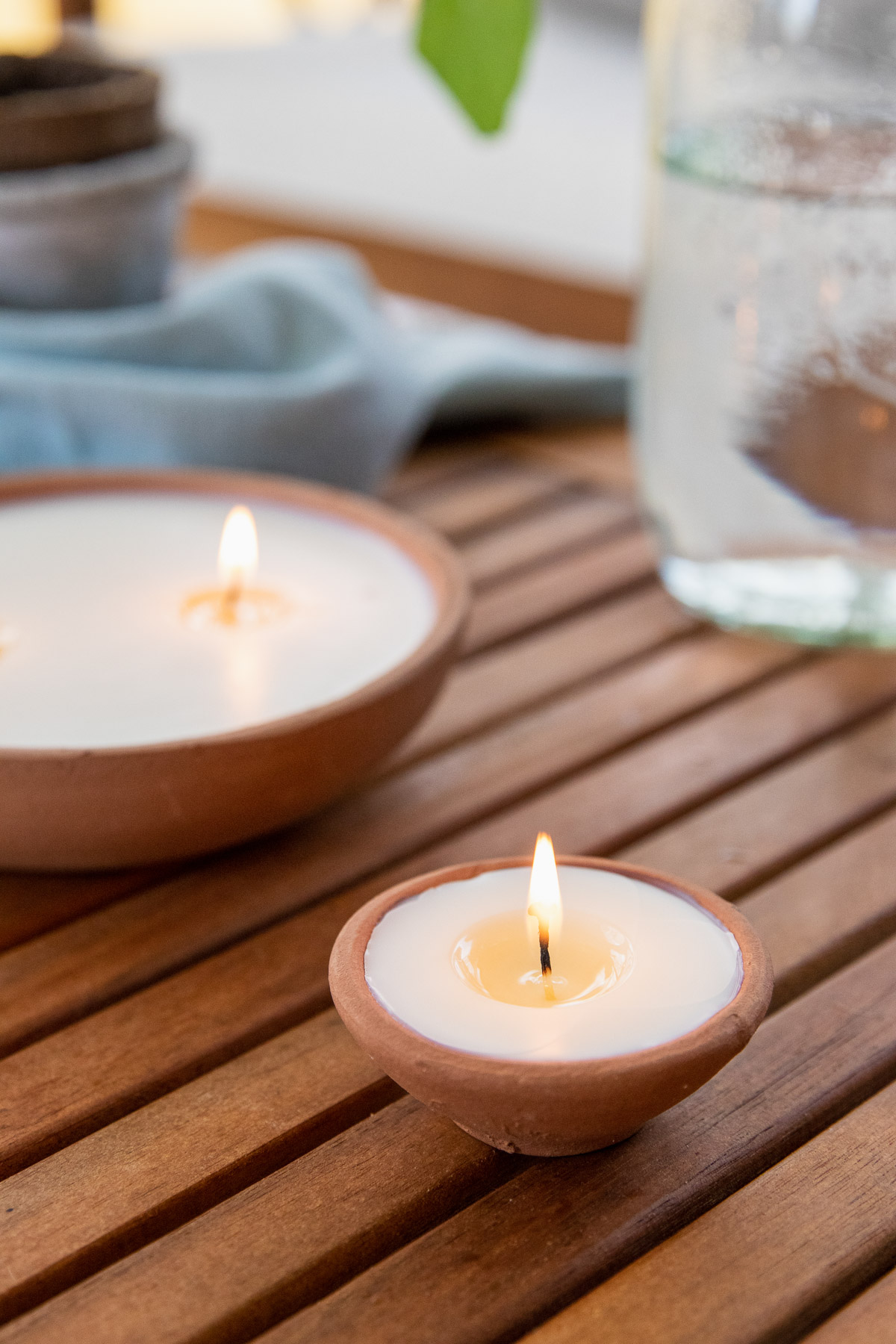 How to Make Easy Homemade Citronella Candles - Living Well Mom