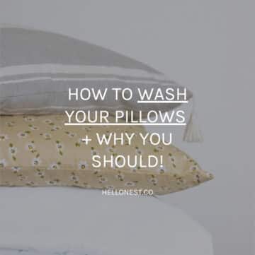 Why + How to Wash Your Pillows