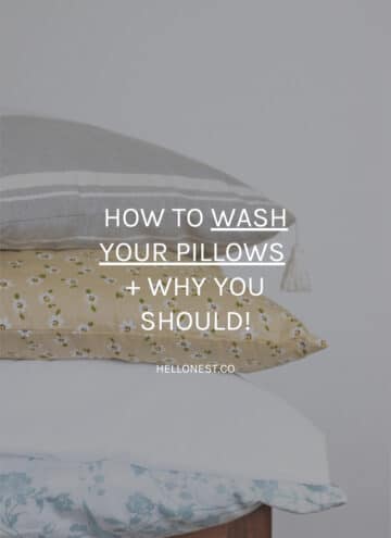 Why + How to Wash Your Pillows