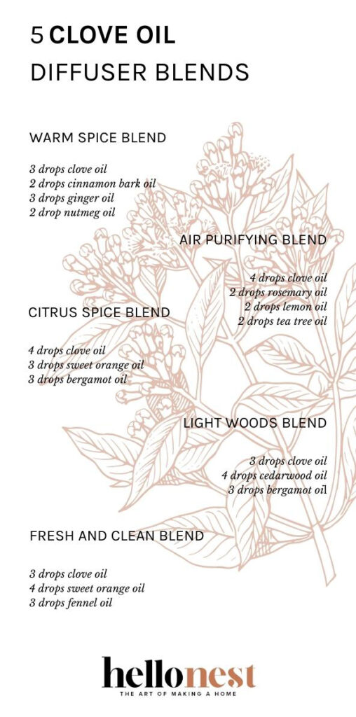 How to Use Clove Oil Around the House + 5 Diffuser Blends