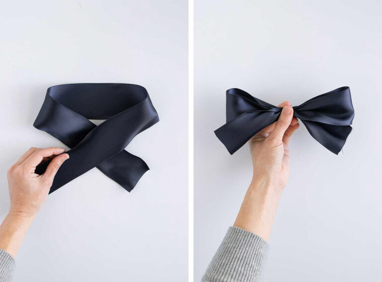 easiest way to tie a bow