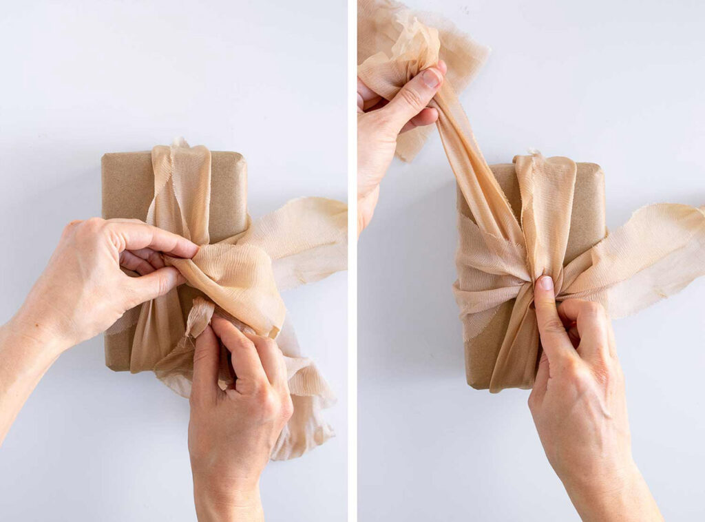 5 Ways To Tie A Bow For The Prettiest Gifts Ever Hello Nest   How To Tie A Bow 20 1024x758 