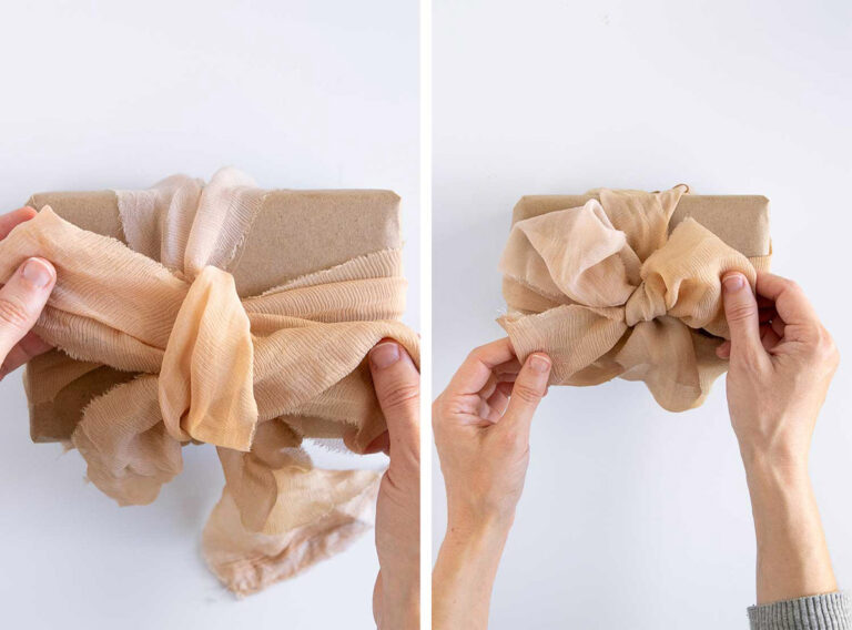 easiest way to tie a bow