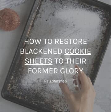 How to Restore Blackened Cookie Sheets to Their Former Glory