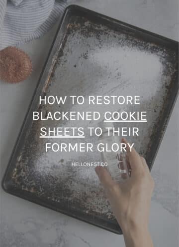 How to Restore Blackened Cookie Sheets to Their Former Glory