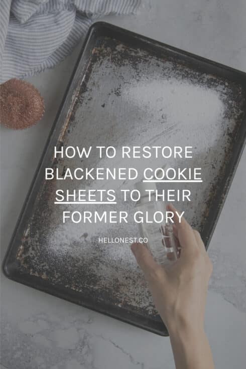 How to Restore Blackened Cookie Sheets to Their Former Glory