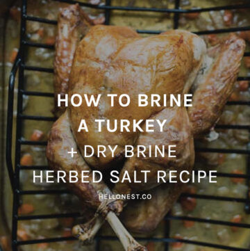 How to brine a turkey