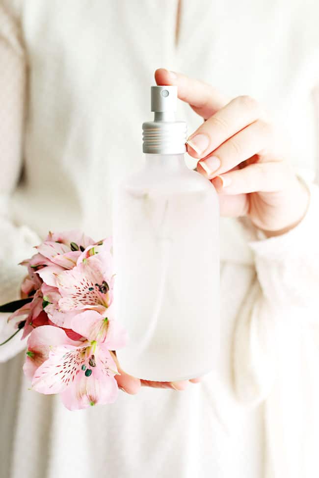 DIY flower perfume