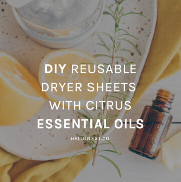 How To Make Your Own Reusable Dryer Sheets