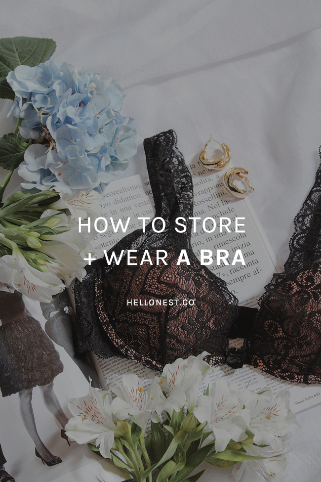 How to store + wear a bra