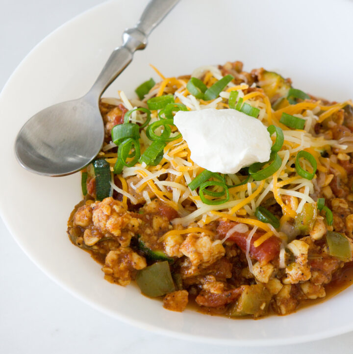 Keto Vegetarian Chili (+ It Freezes Well Too!) Hello Nest
