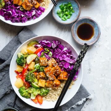 Korean Barbeque Bowls with Tofu