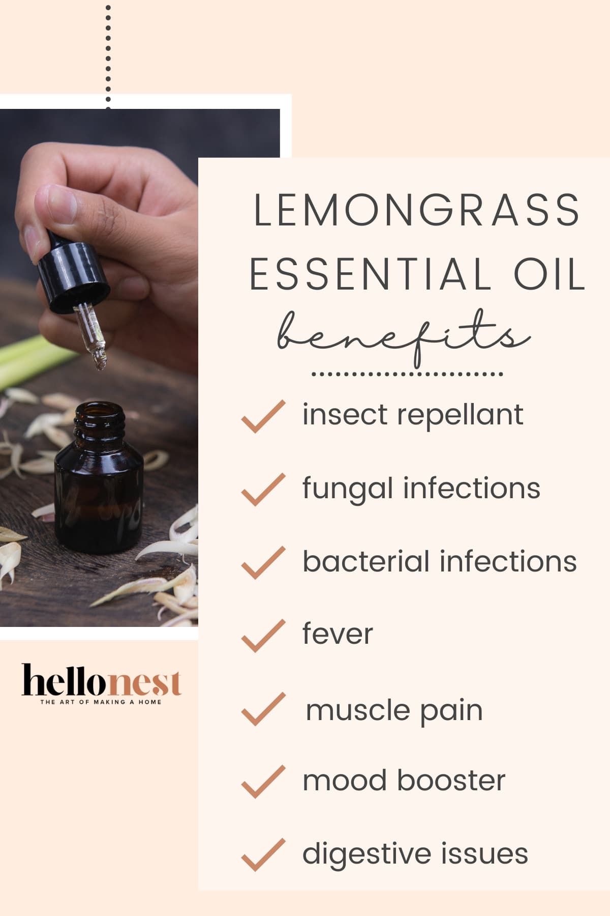 Lemongrass essential oil benefits
