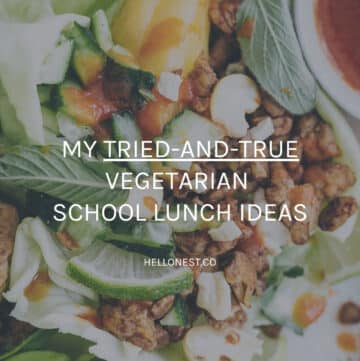 Vegetarian school lunches