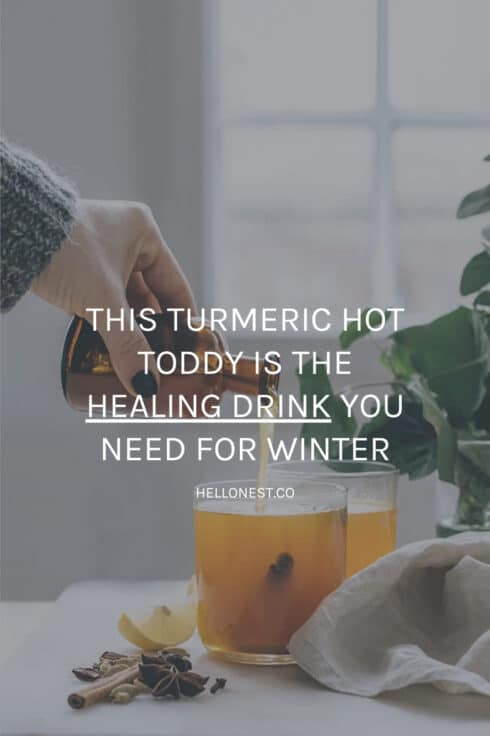 Turmeric ginger tea